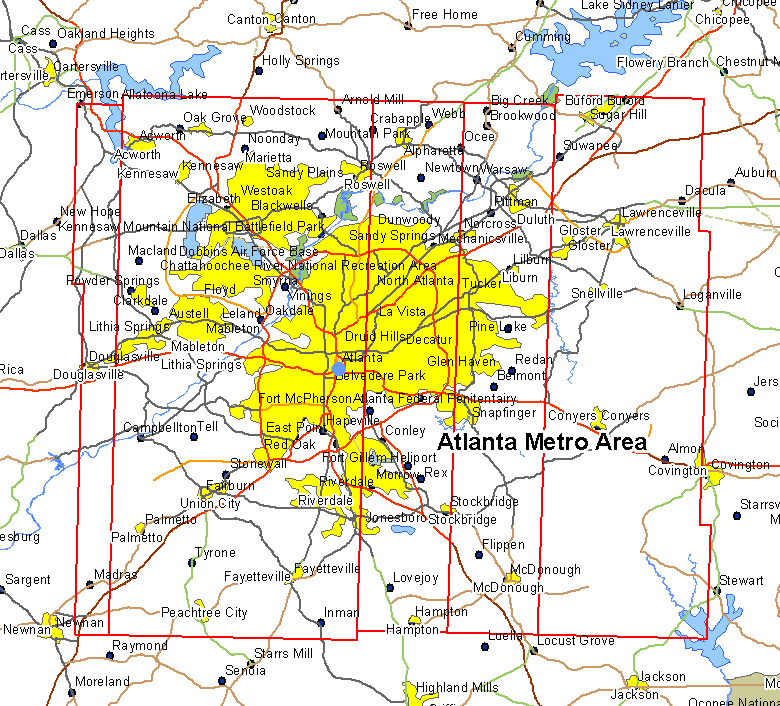 Atlanta Ga Gis Map 