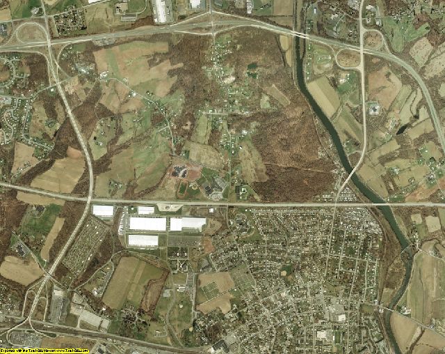 Dauphin County, Pennsylvania aerial photograph