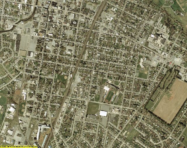 Franklin County, Pennsylvania aerial photograph