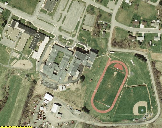 Fulton County, PA aerial photograph detail
