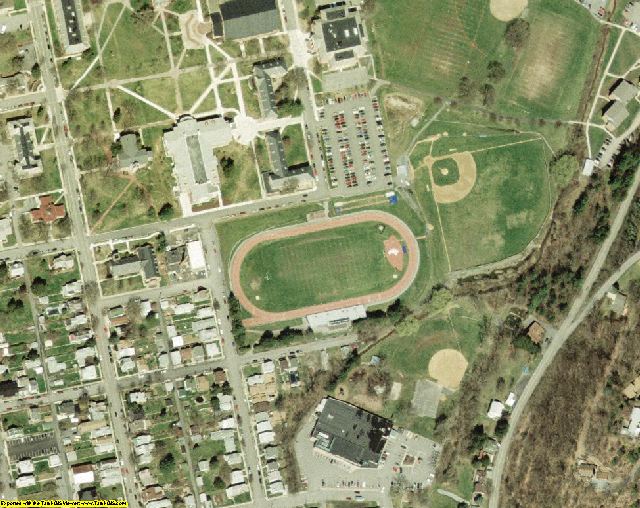 Huntingdon County, PA aerial photograph detail
