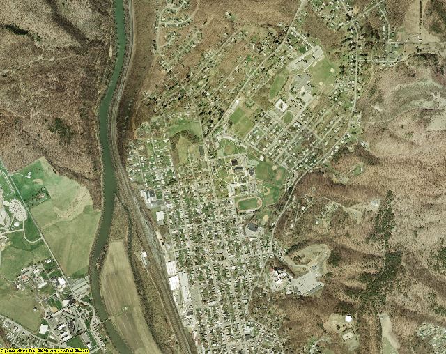 Huntingdon County, Pennsylvania aerial photograph