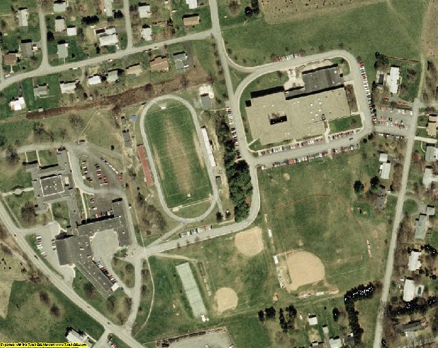 Juniata County, PA aerial photograph detail