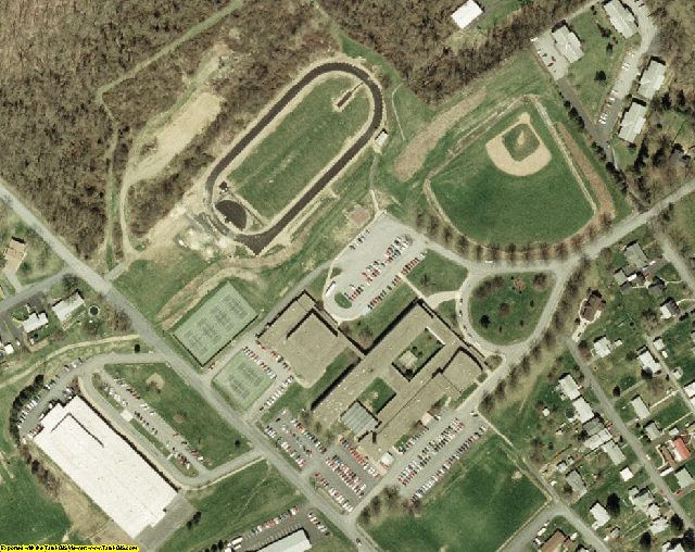Mifflin County, PA aerial photograph detail