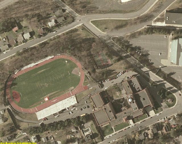 Schuylkill County, PA aerial photograph detail