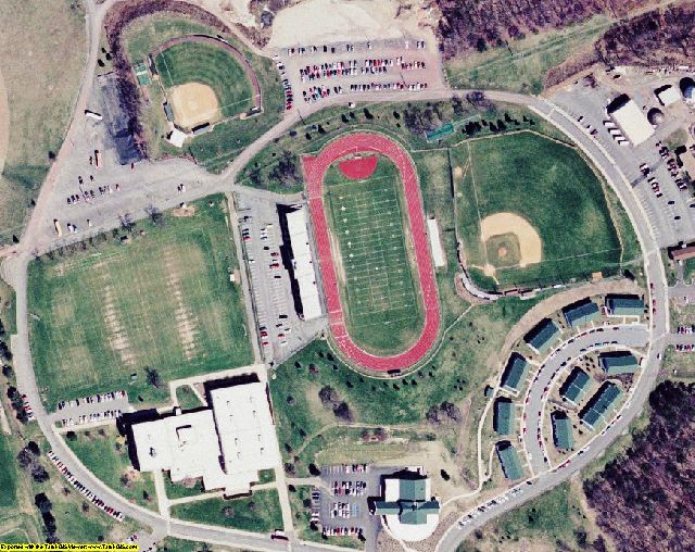 Columbia County, PA aerial photograph detail