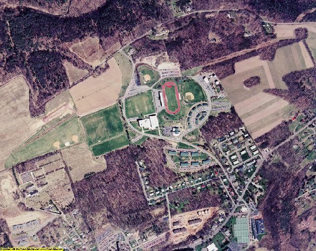 Columbia County, Pennsylvania aerial photograph