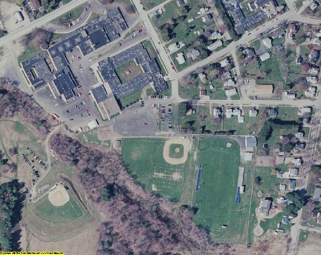 Crawford County, PA aerial photograph detail
