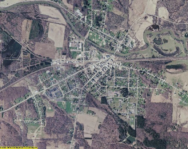 Crawford County, Pennsylvania aerial photograph