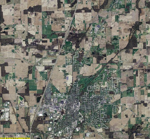 DeKalb County, Indiana aerial photograph