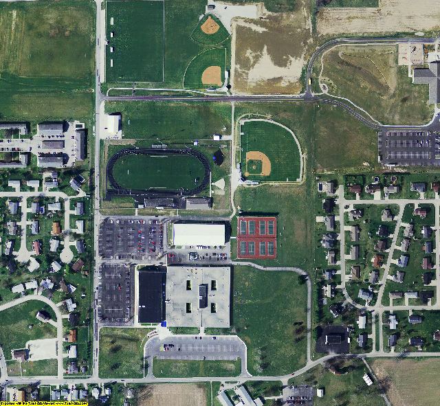 Decatur County, IN aerial photograph detail