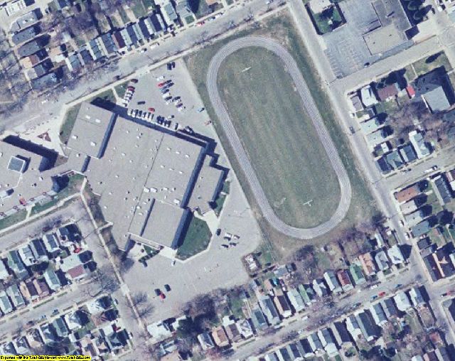 Erie County, PA aerial photograph detail