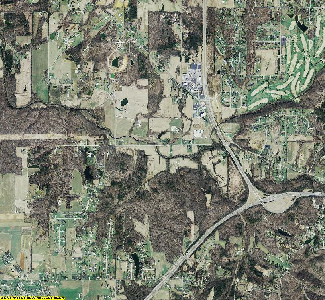 Floyd County, Indiana aerial photograph