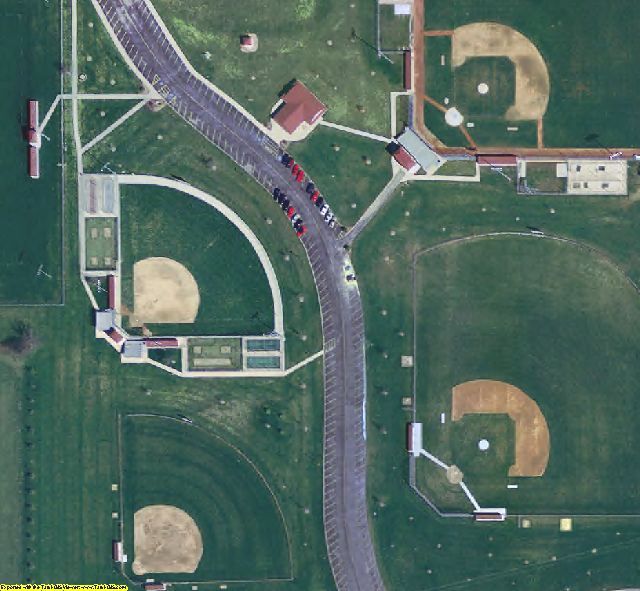 Grant County, IN aerial photograph detail