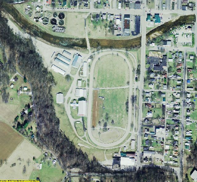 Harrison County, IN aerial photograph detail