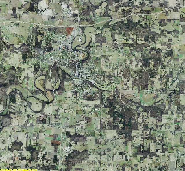 Harrison County, Indiana aerial photograph