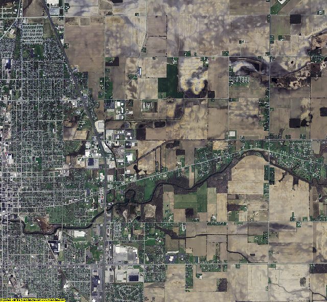 Howard County, Indiana aerial photograph