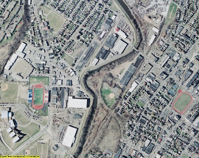 Lackawanna County, Pennsylvania aerial photograph