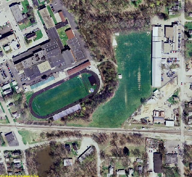 Lake County, IN aerial photograph detail