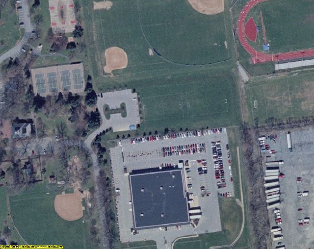 Lancaster County, PA aerial photograph detail