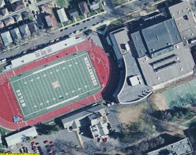 Lehigh County, PA aerial photograph detail
