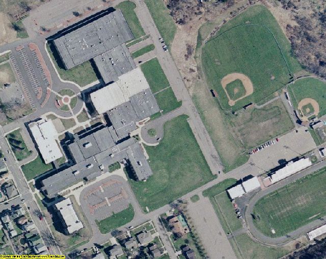 Luzerne County, PA aerial photograph detail