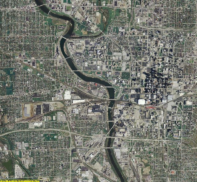 Marion County, Indiana aerial photograph