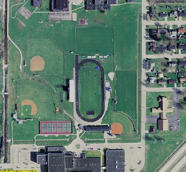 Morgan County, IN aerial photograph detail