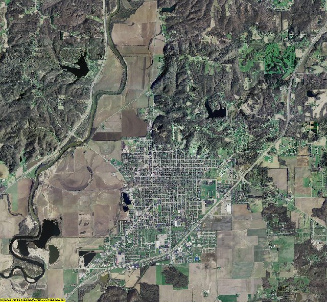 Morgan County, Indiana aerial photograph