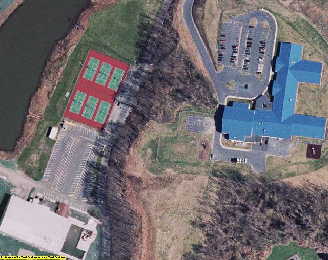 Northumberland County, PA aerial photograph detail