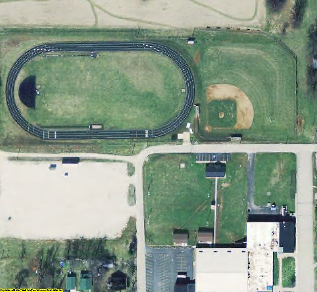 Orange County, IN aerial photograph detail