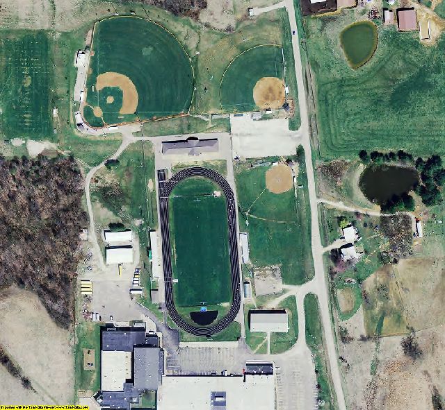 Perry County, IN aerial photograph detail
