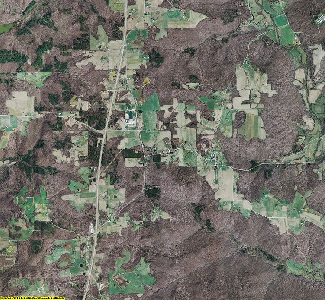 Perry County, Indiana aerial photograph