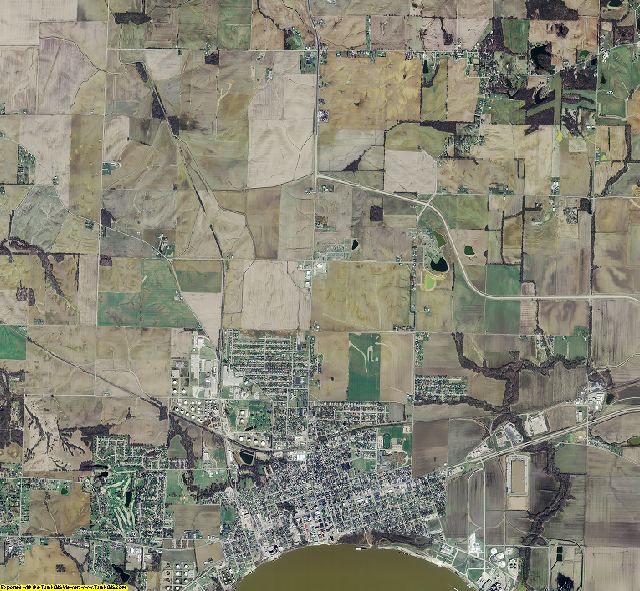Posey County, Indiana aerial photograph