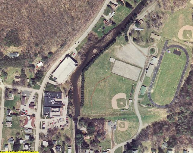 Potter County, PA aerial photograph detail