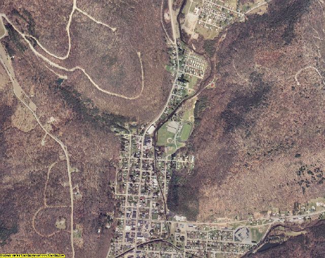 Potter County, Pennsylvania aerial photograph