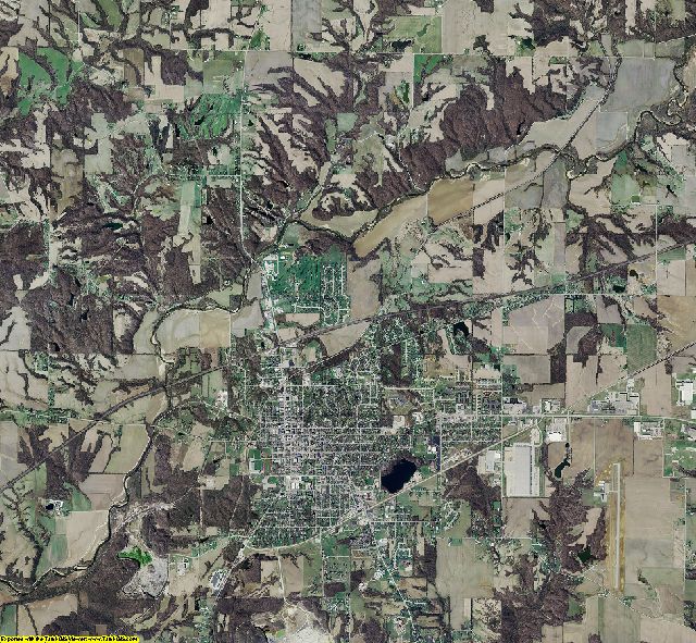 Putnam County, Indiana aerial photograph