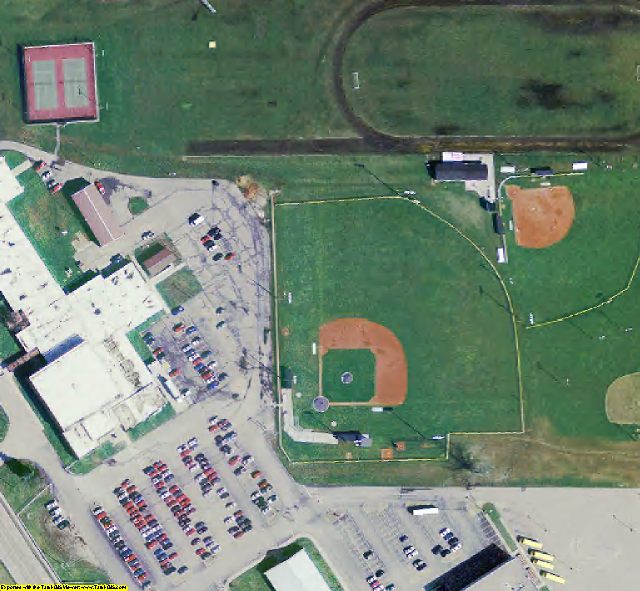Ripley County, IN aerial photograph detail