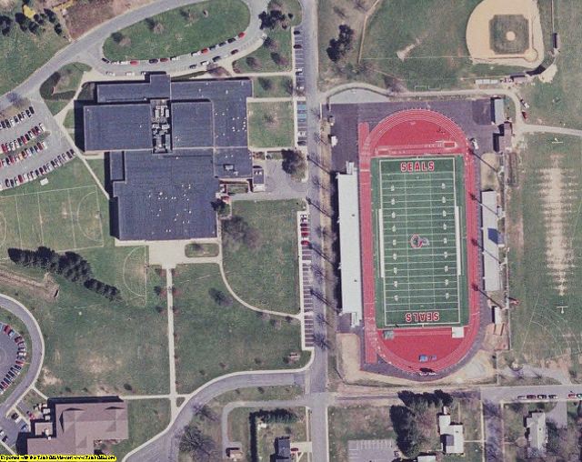 Snyder County, PA aerial photograph detail