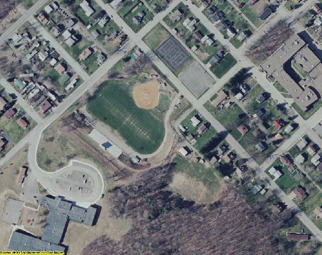 Somerset County, PA aerial photograph detail