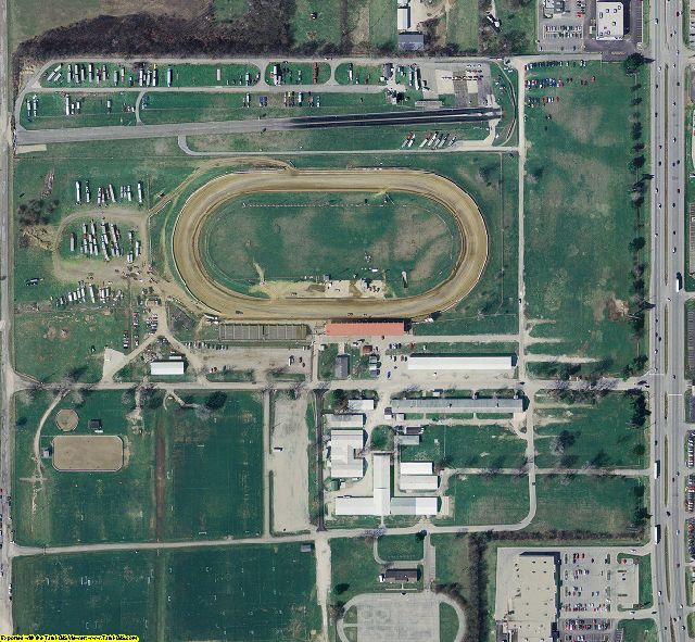 Vigo County, IN aerial photograph detail