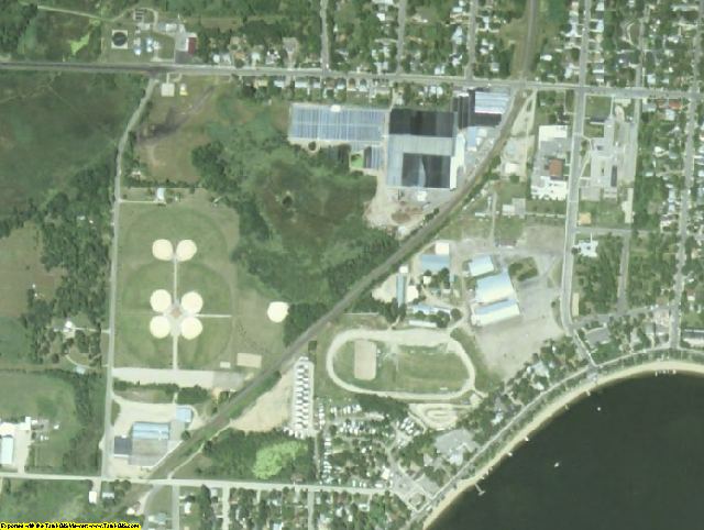 Becker County, MN aerial photograph detail