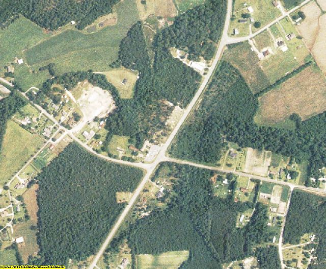 Brunswick County, NC aerial photograph detail