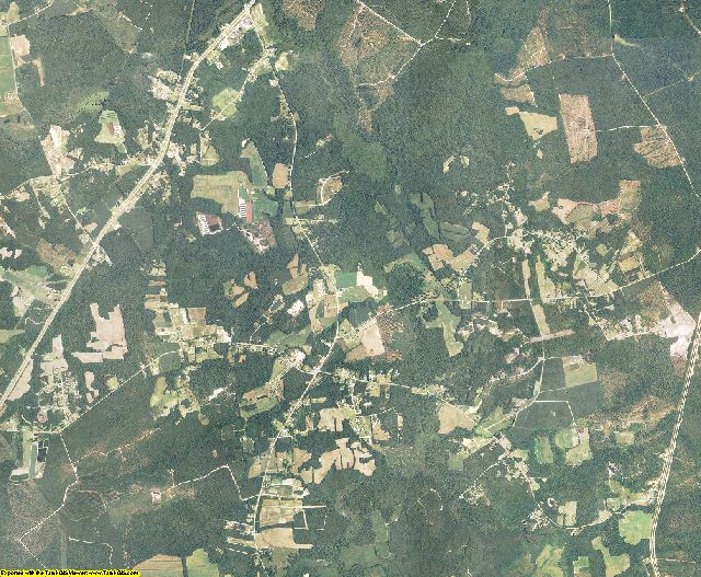 Brunswick County, North Carolina aerial photograph