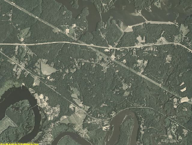 Charles City County, Virginia aerial photograph