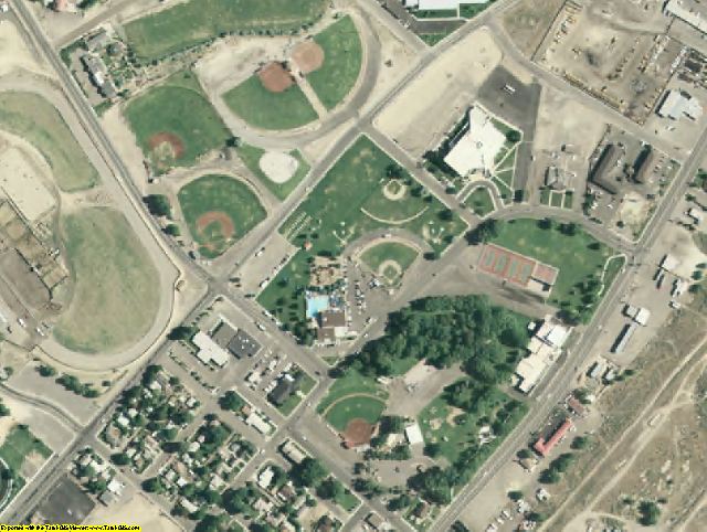 Elko County, NV aerial photograph detail