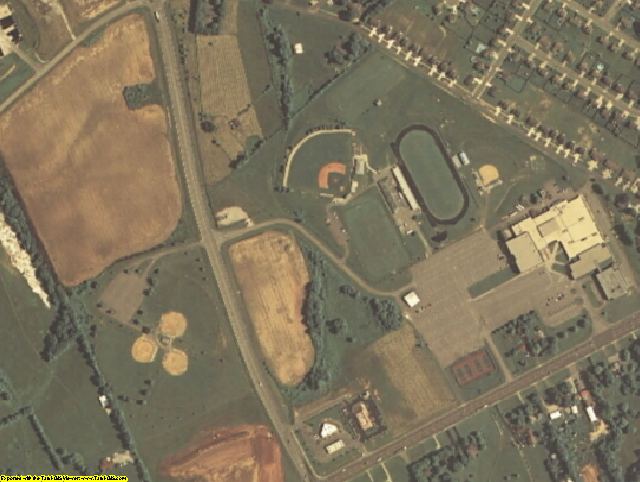 Hardin County, KY aerial photograph detail