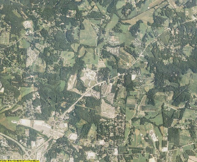 Henderson County, North Carolina aerial photograph