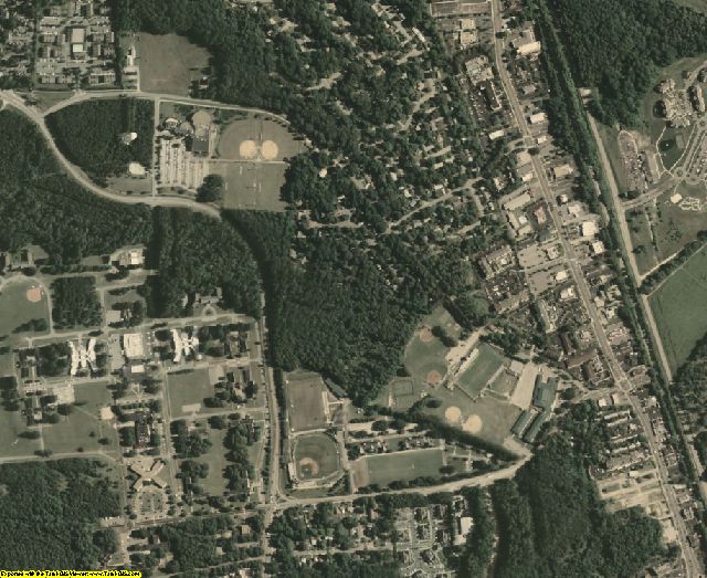 James City County, VA aerial photograph detail