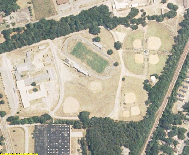 Jasper County, SC aerial photograph detail